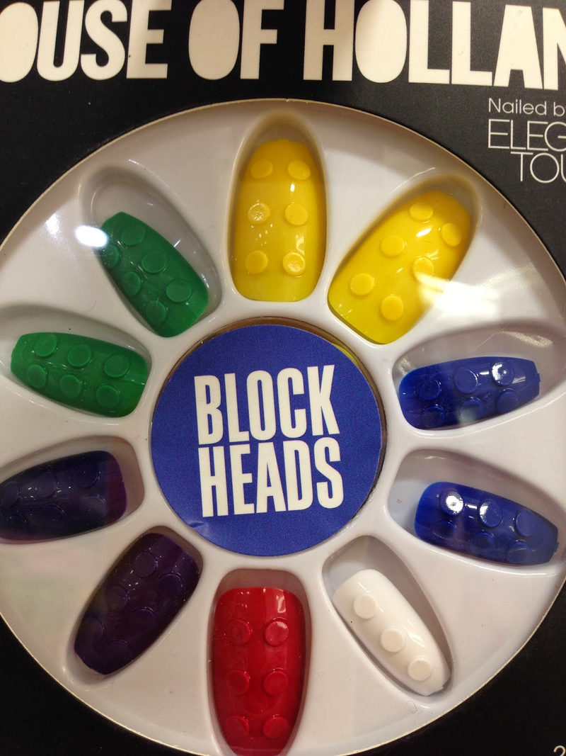 Illustration for article titled DIY: The LEGO Movie nail art